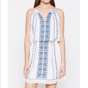 Joie embroidered halter dress, size small